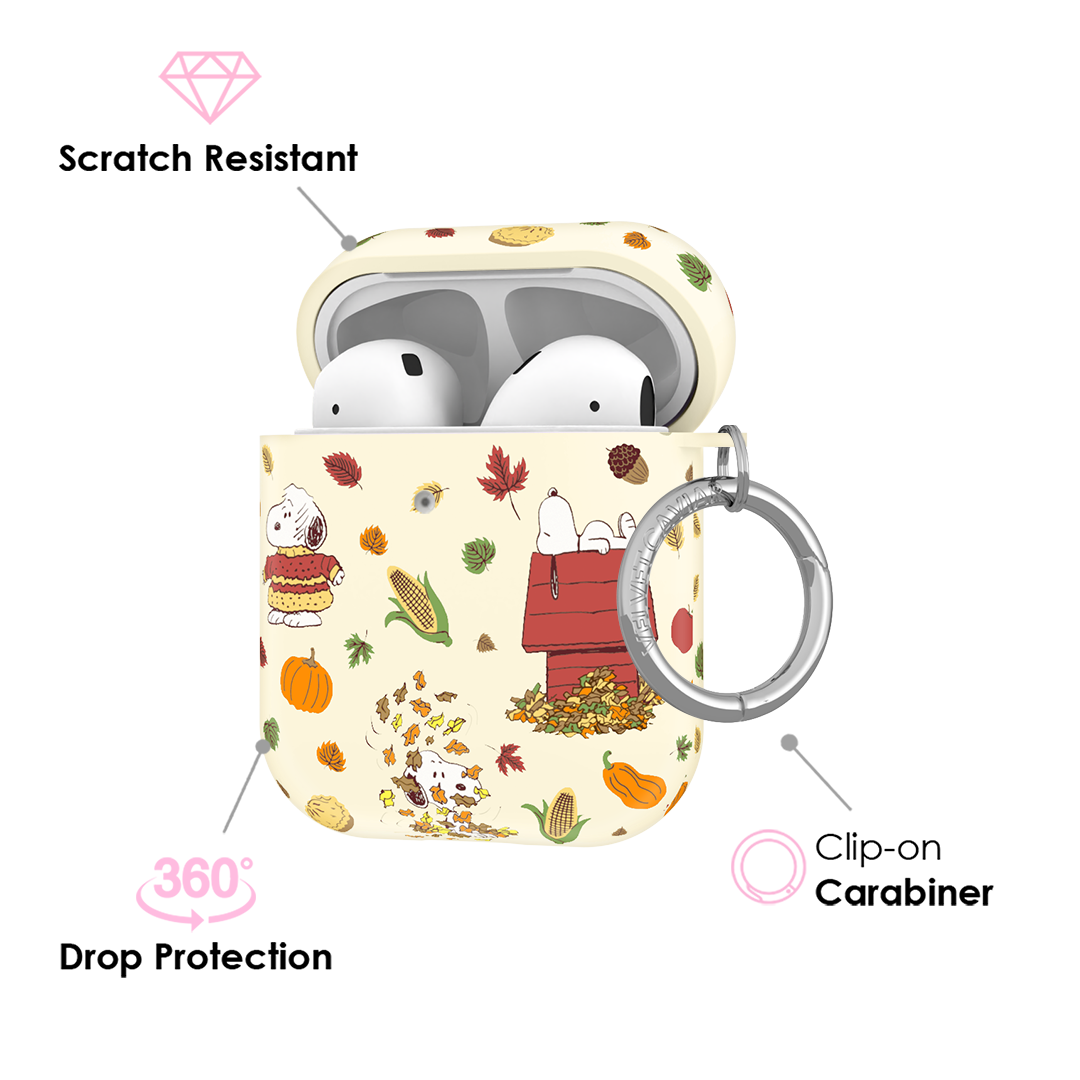 Snoopy Autumn Leaves AirPod Case - Thumbnail 4