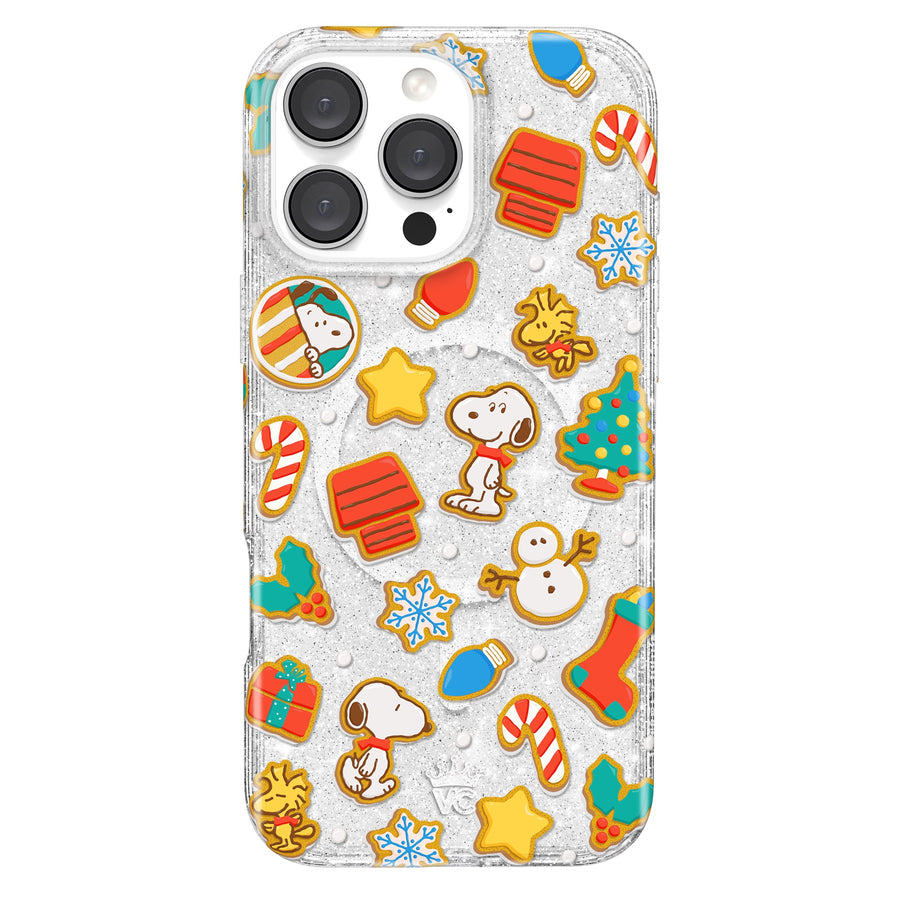 Snoopy Gingerbread Glitter iPhone Case