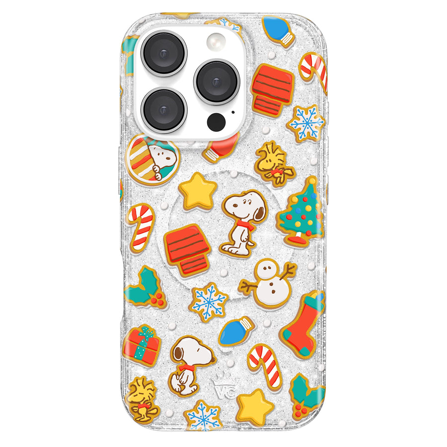 Snoopy Gingerbread Glitter iPhone Case