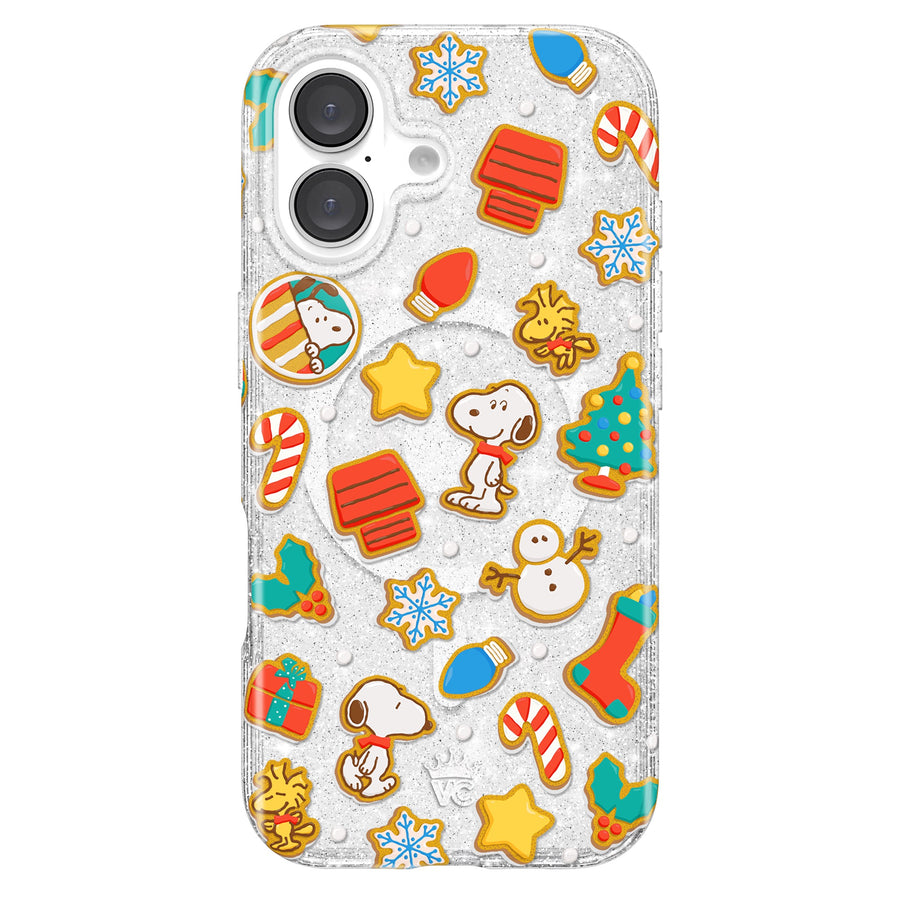 Snoopy Gingerbread Glitter iPhone Case