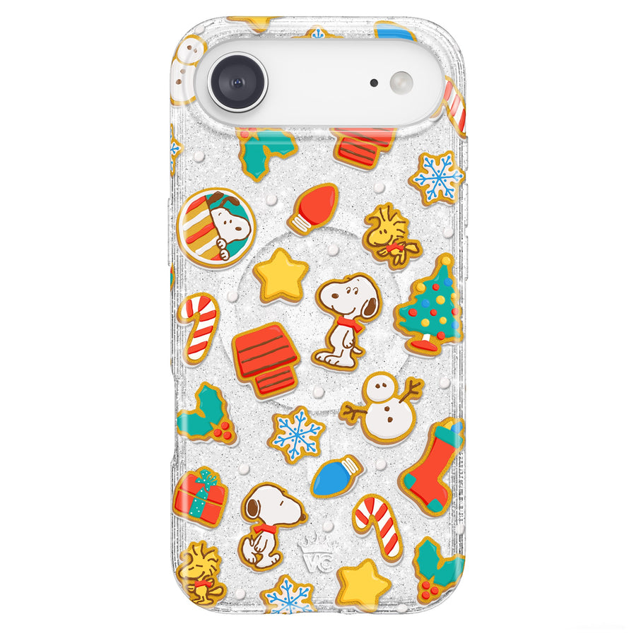 Snoopy Gingerbread Glitter iPhone Case