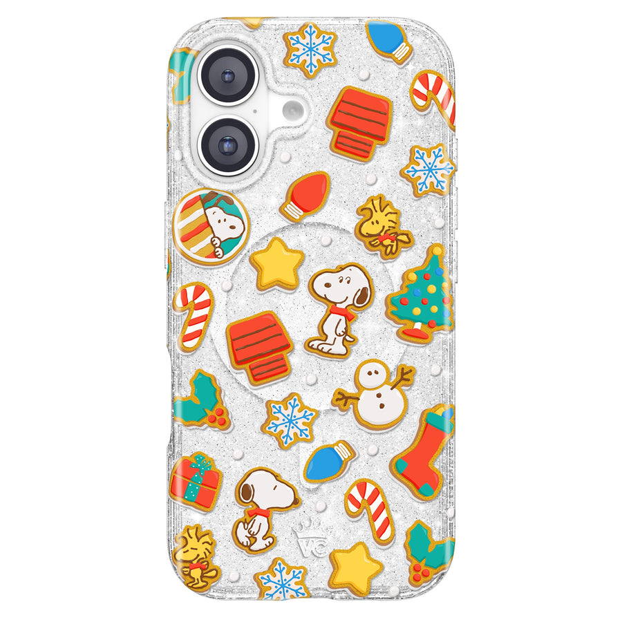 Snoopy Gingerbread Glitter iPhone Case