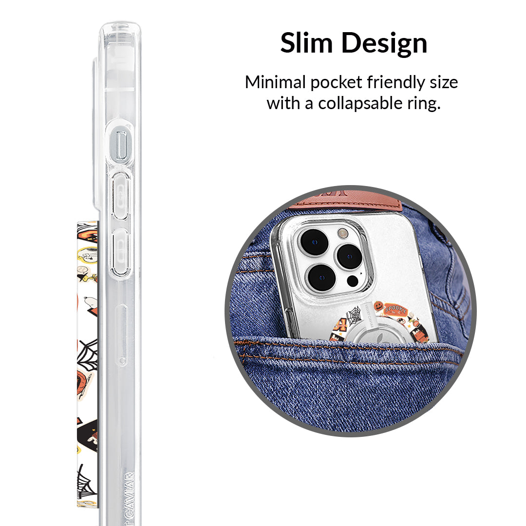 VELVET CAVIAR Snoopy Varsity MagSafe Grip Ring - Thumbnail 2