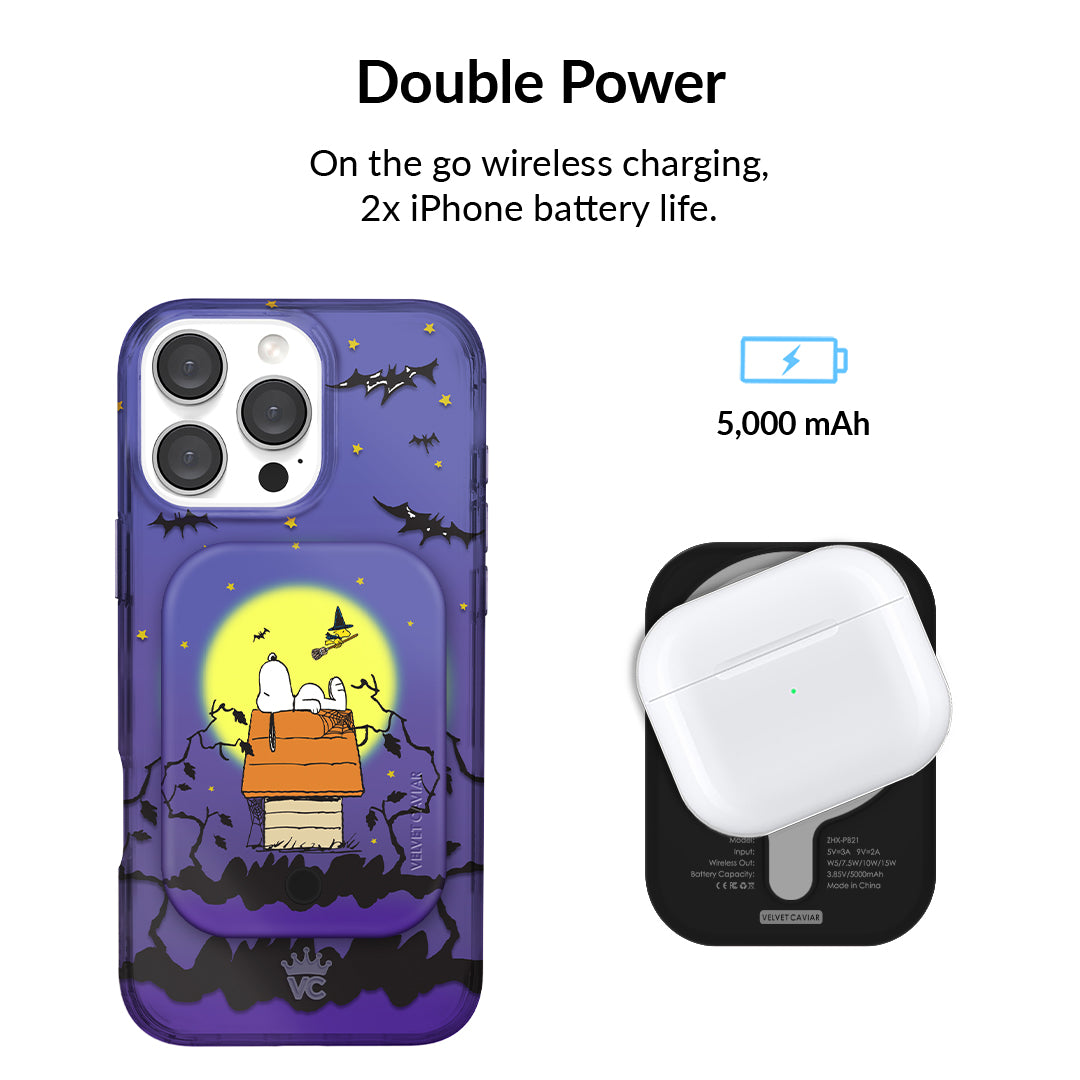 Snoopy Midnight Moon MagSafe Battery Power Pack