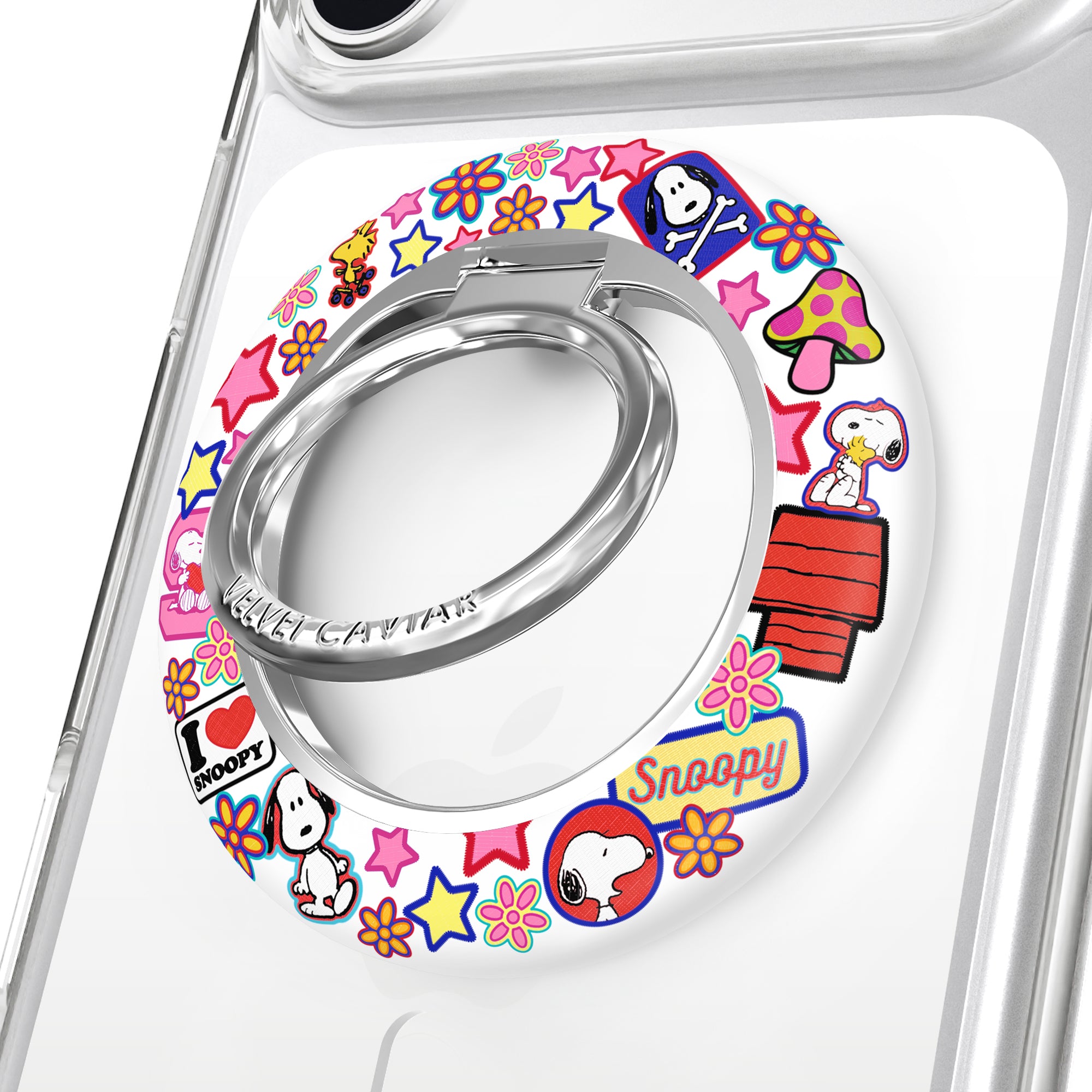 VELVET CAVIAR Snoopy Patchwork Grip Ring
