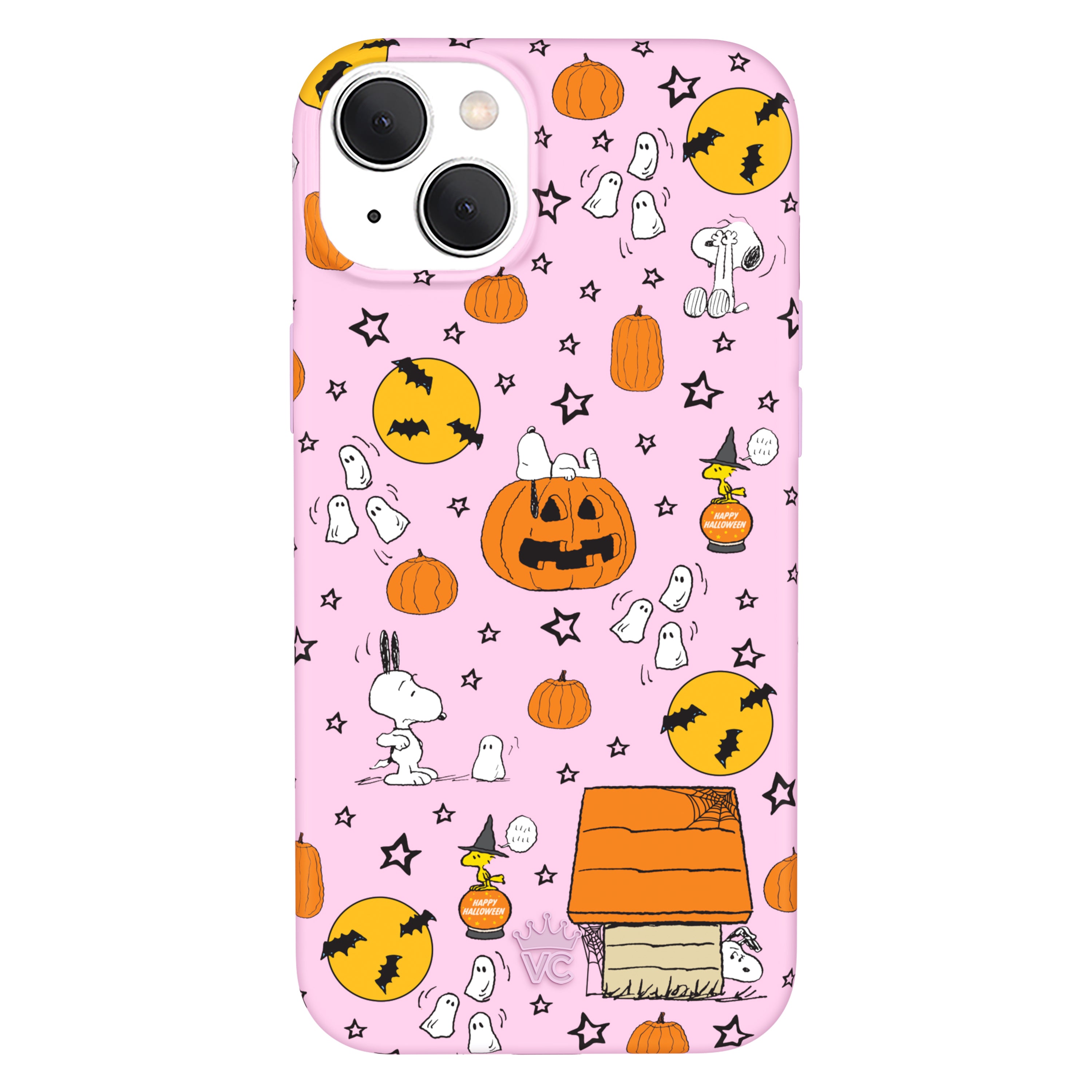 Snoopy Pink Pumpkins iPhone Case