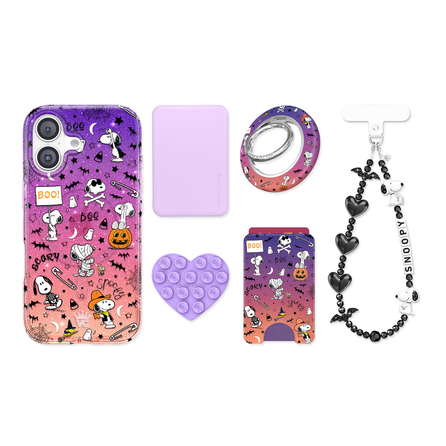 Snoopy Spooky Glitter iPhone Bundle Set