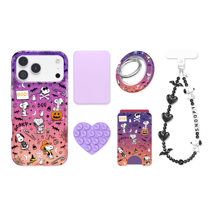 Snoopy Spooky Glitter iPhone Bundle Set