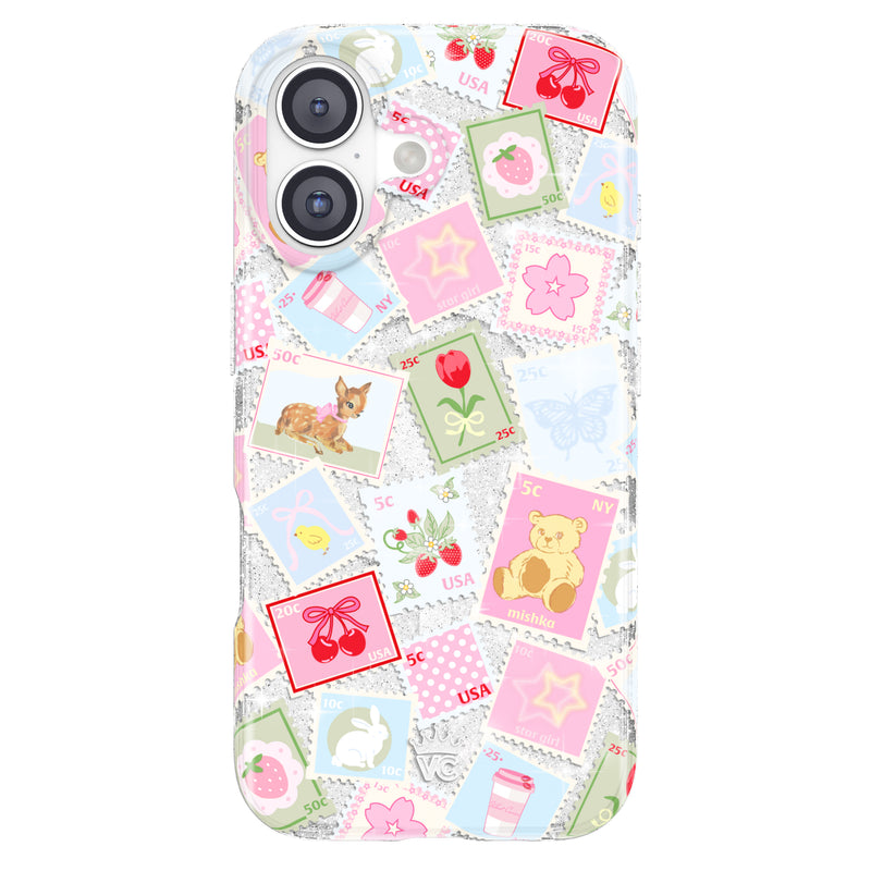 Spring Clean Documents Spring Whimsy Stamps Glitter iPhone Case
