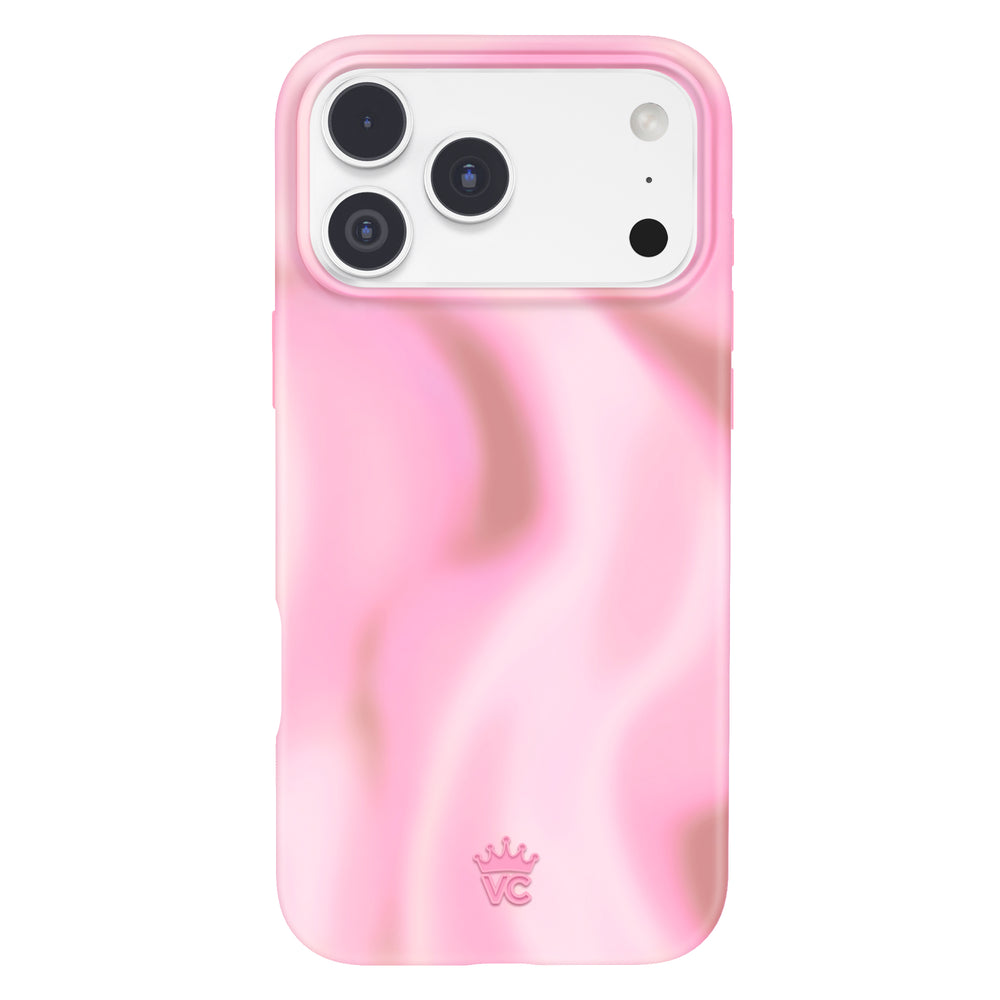 iPhone 15 Pro Strawberry Swirl Cute Phone Case
