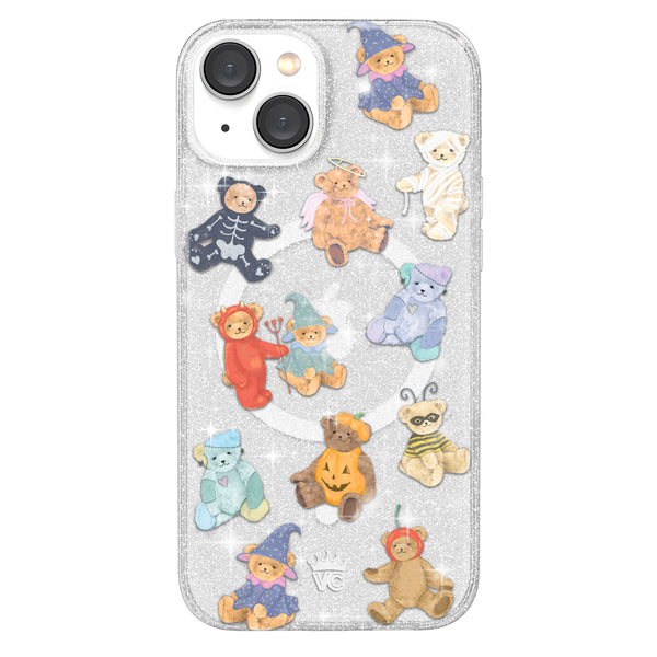Teddy Scare Glitter iPhone Case