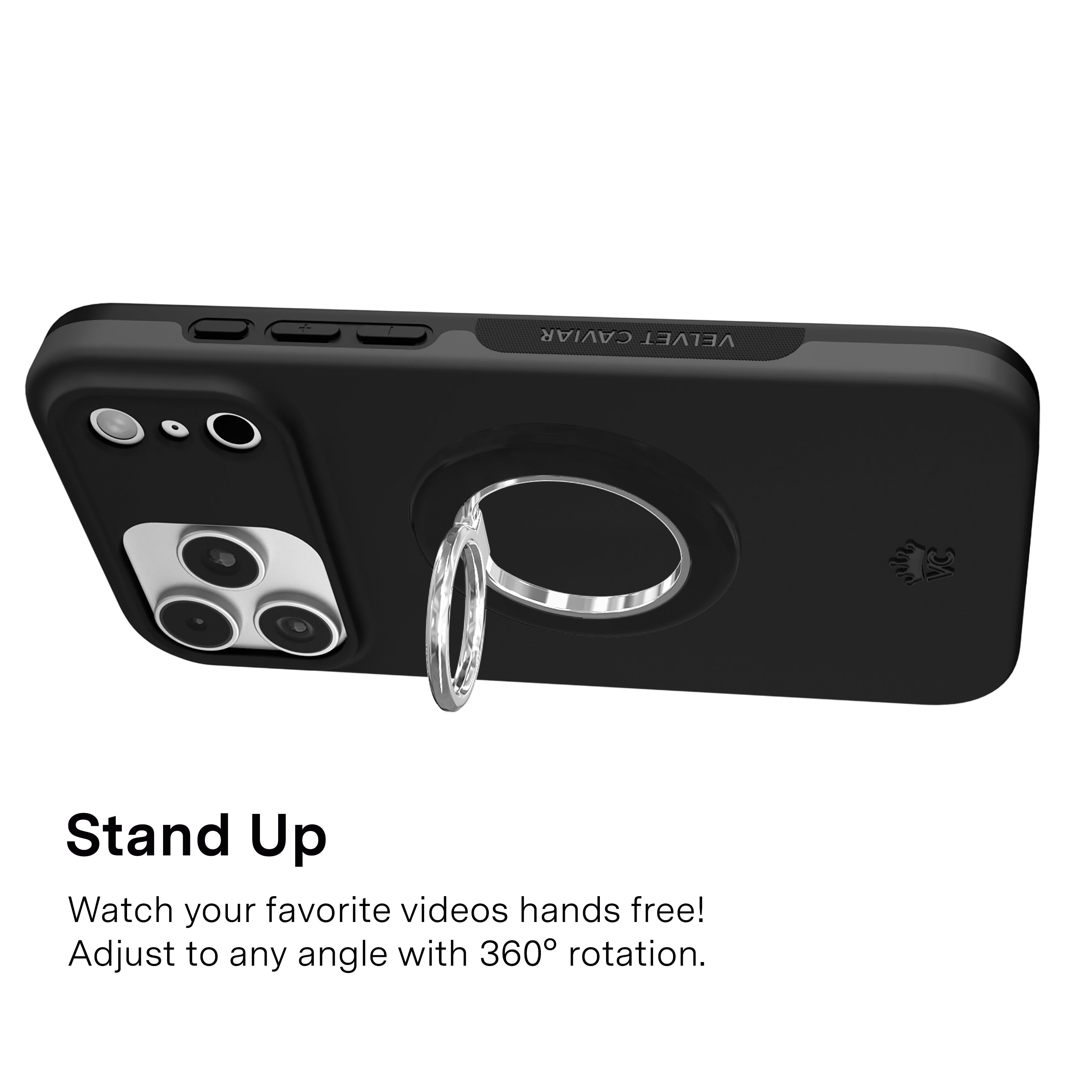 Black MagSafe Grip Ring