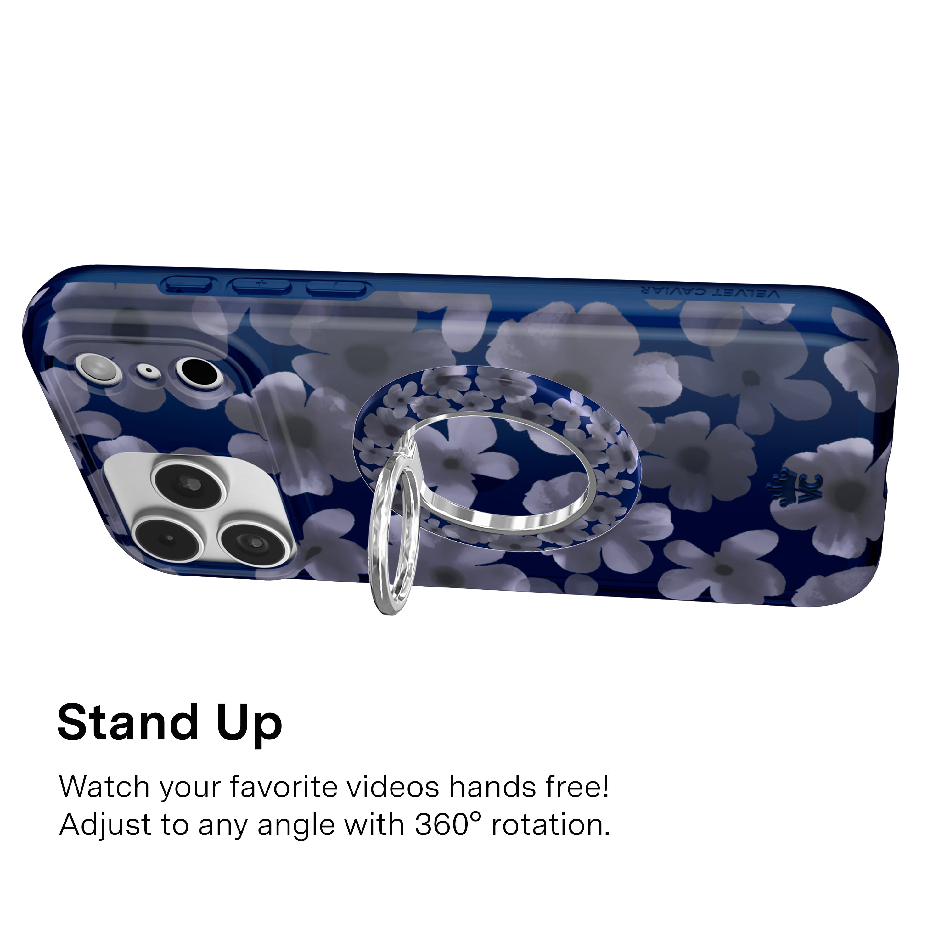 Midnight Blossom MagSafe Grip Ring - Thumbnail 3