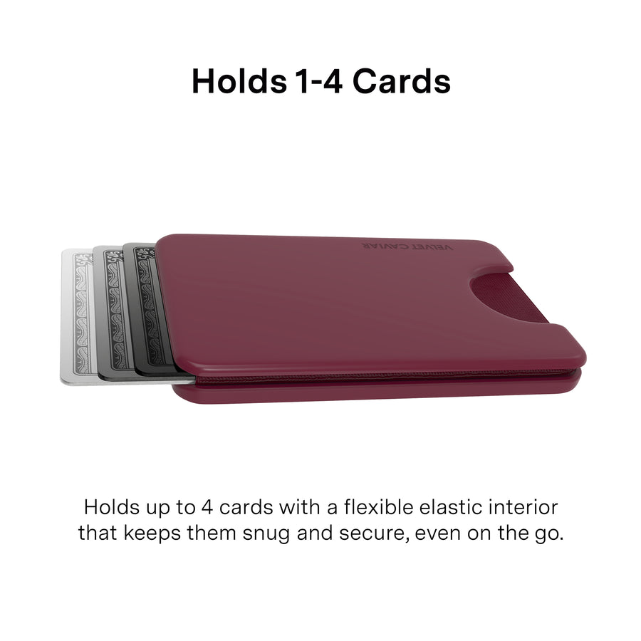 Burgundy 1990 MagSafe Wallet lifestyle