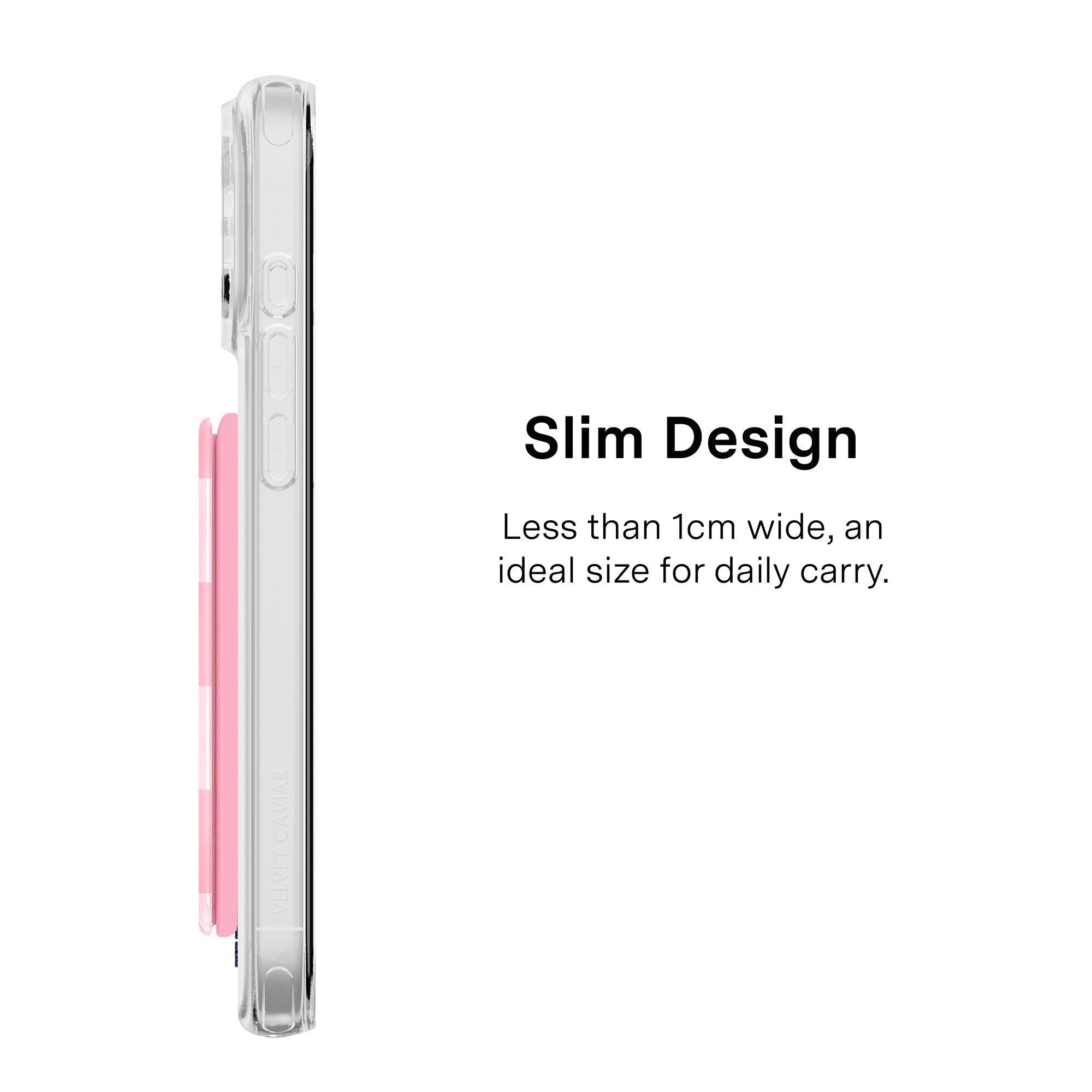 Pink Vibe Checkered Magsafe Wallet