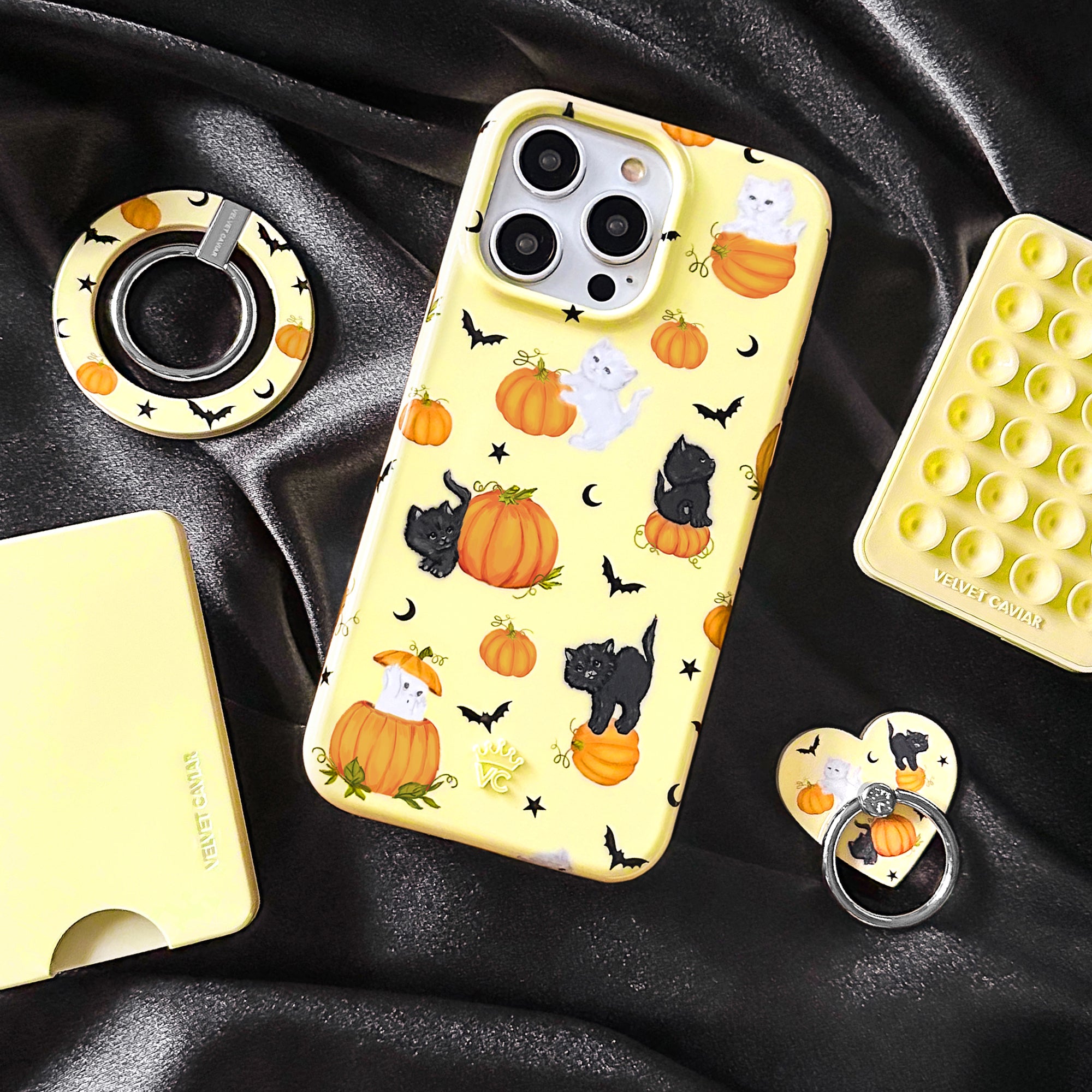 Purrfect Pumpkins MagSafe Grip Ring - Thumbnail 3