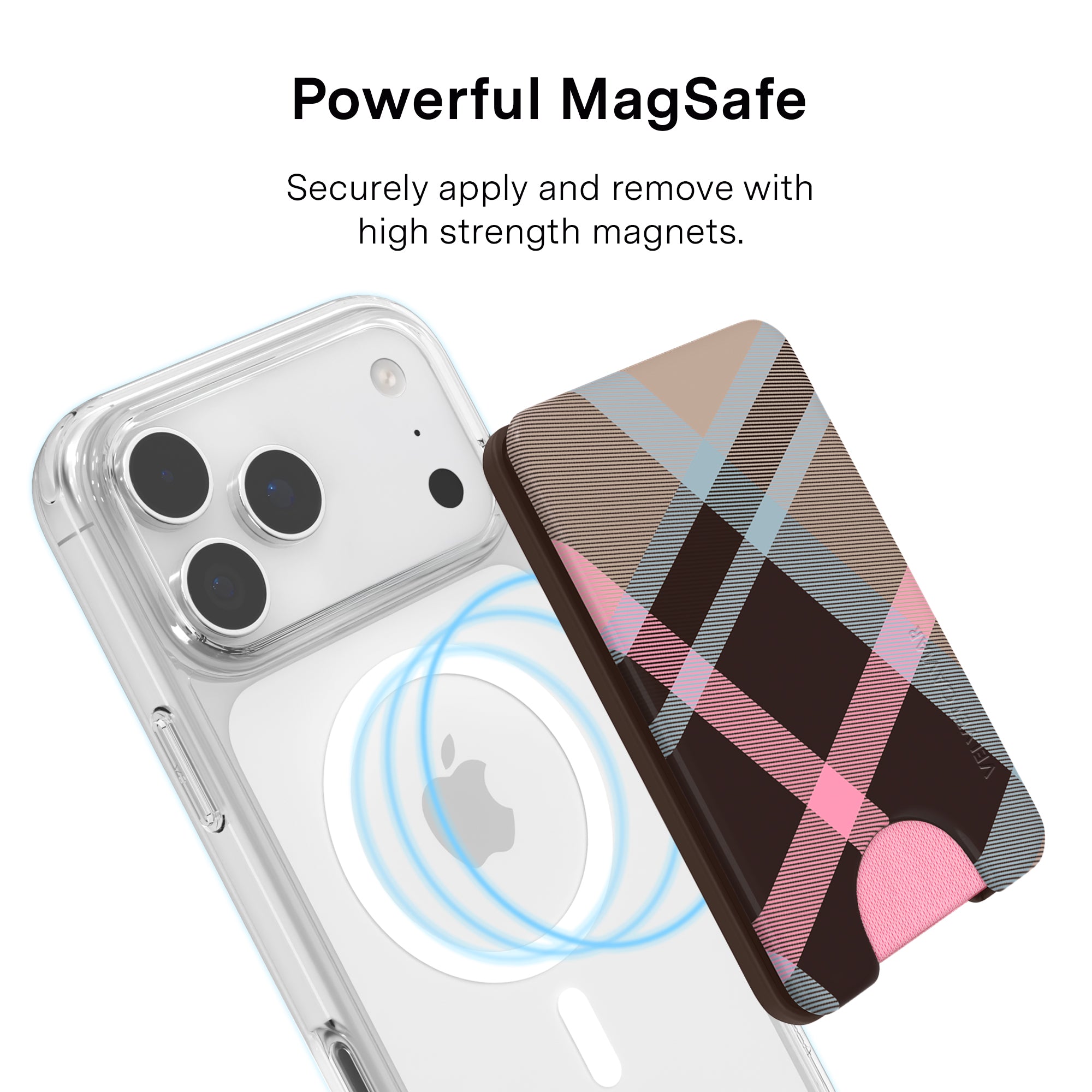 London Plaid MagSafe Wallet