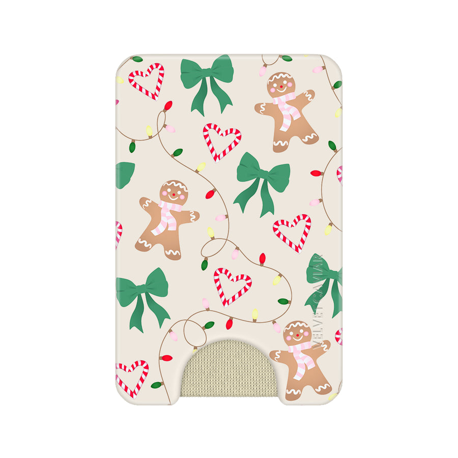 Gingerbread Kisses Glitter MagSafe Wallet