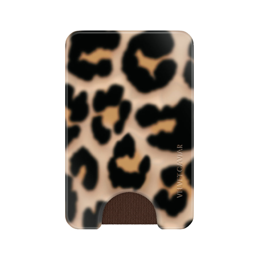 It Girl Blonde Leopard MagSafe Wallet