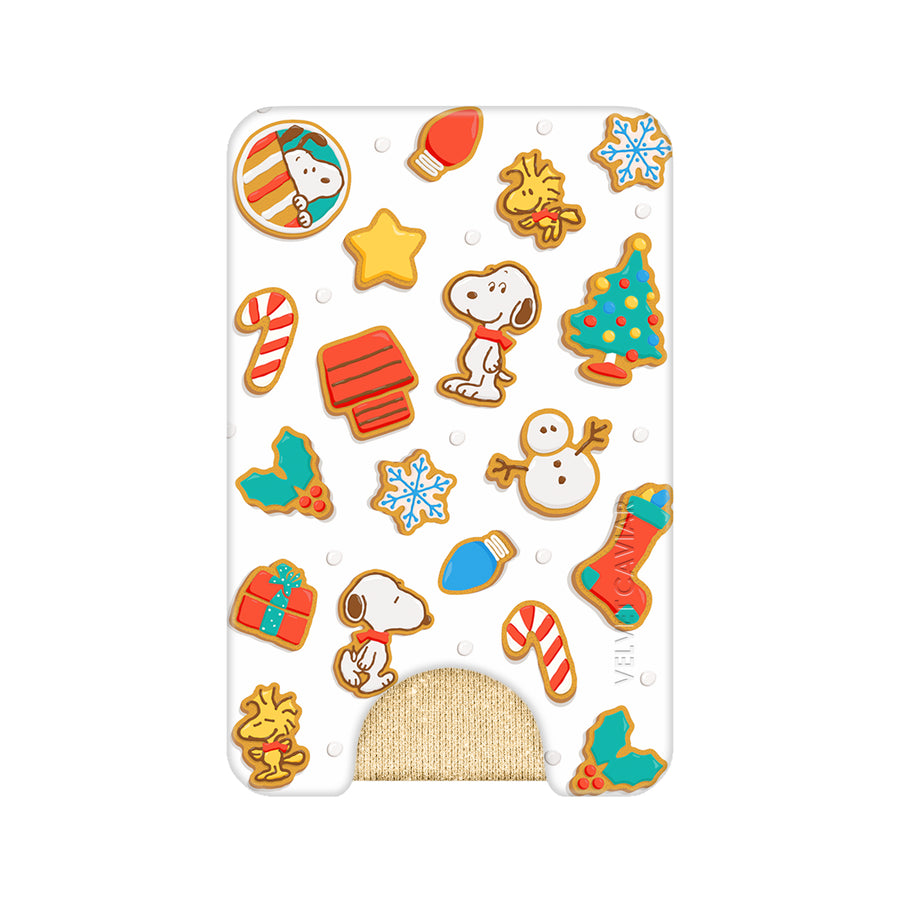 Snoopy Gingerbread Glitter MagSafe Wallet