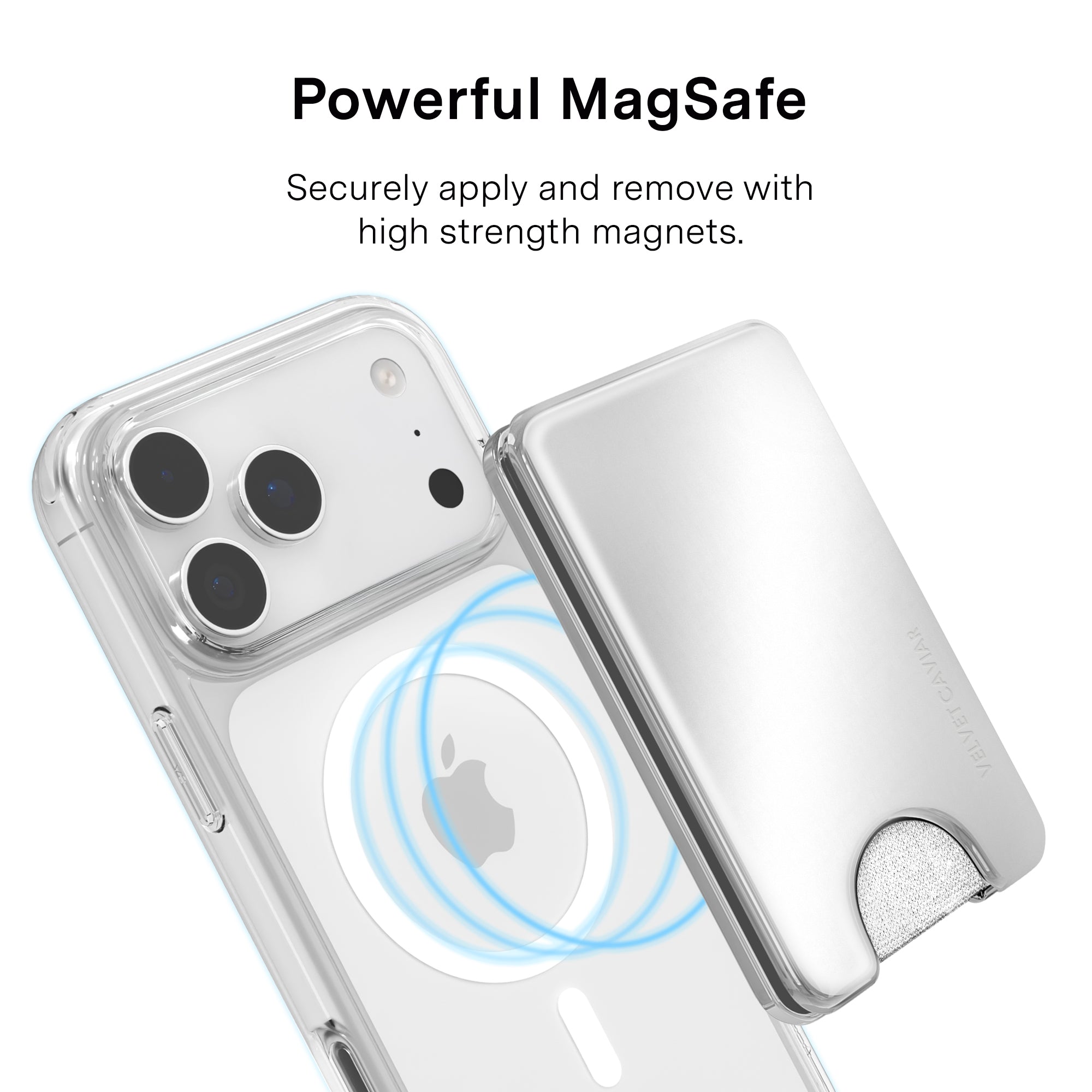 Silver Chrome MagSafe Wallet