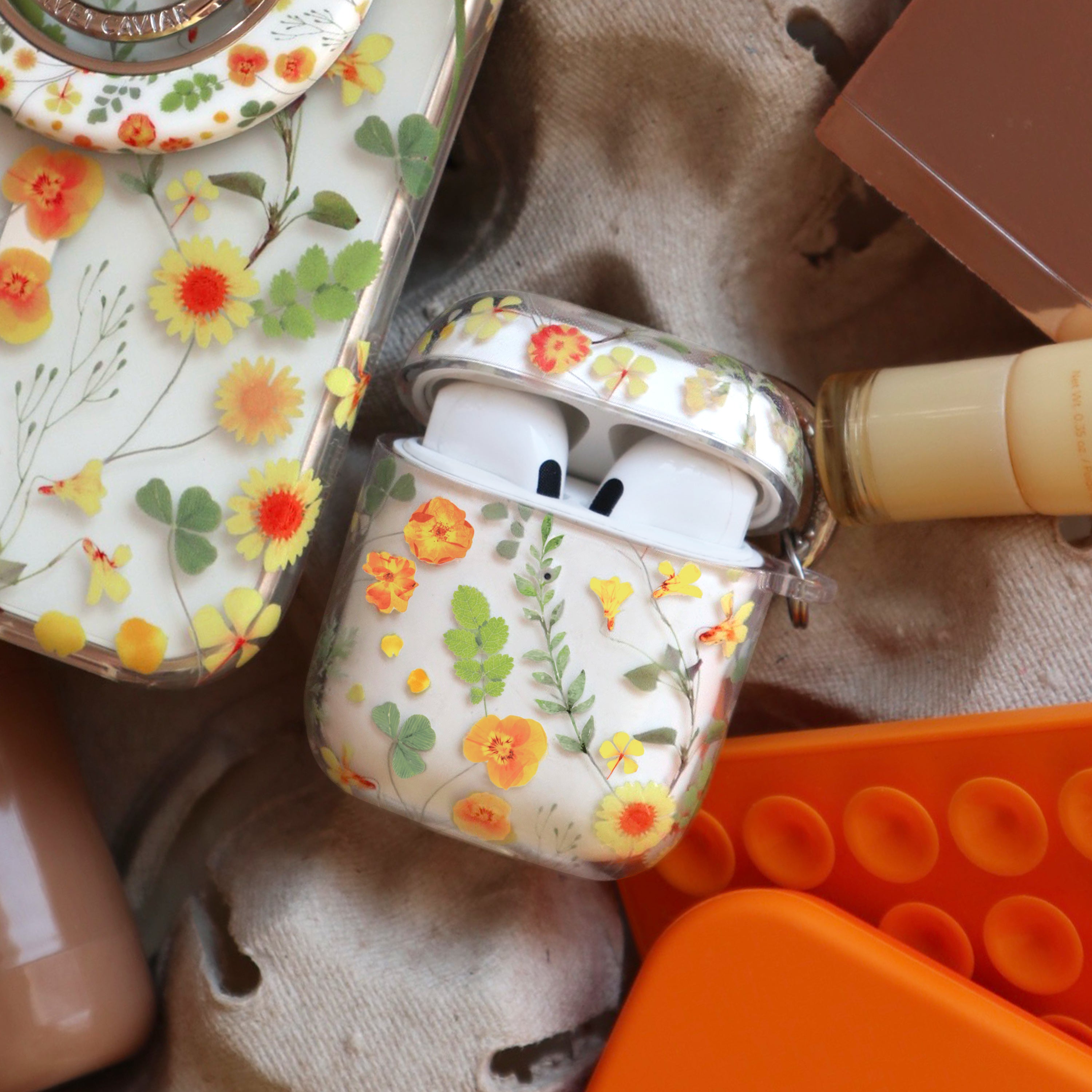 Whimsical Floral AirPod Case - Thumbnail 5