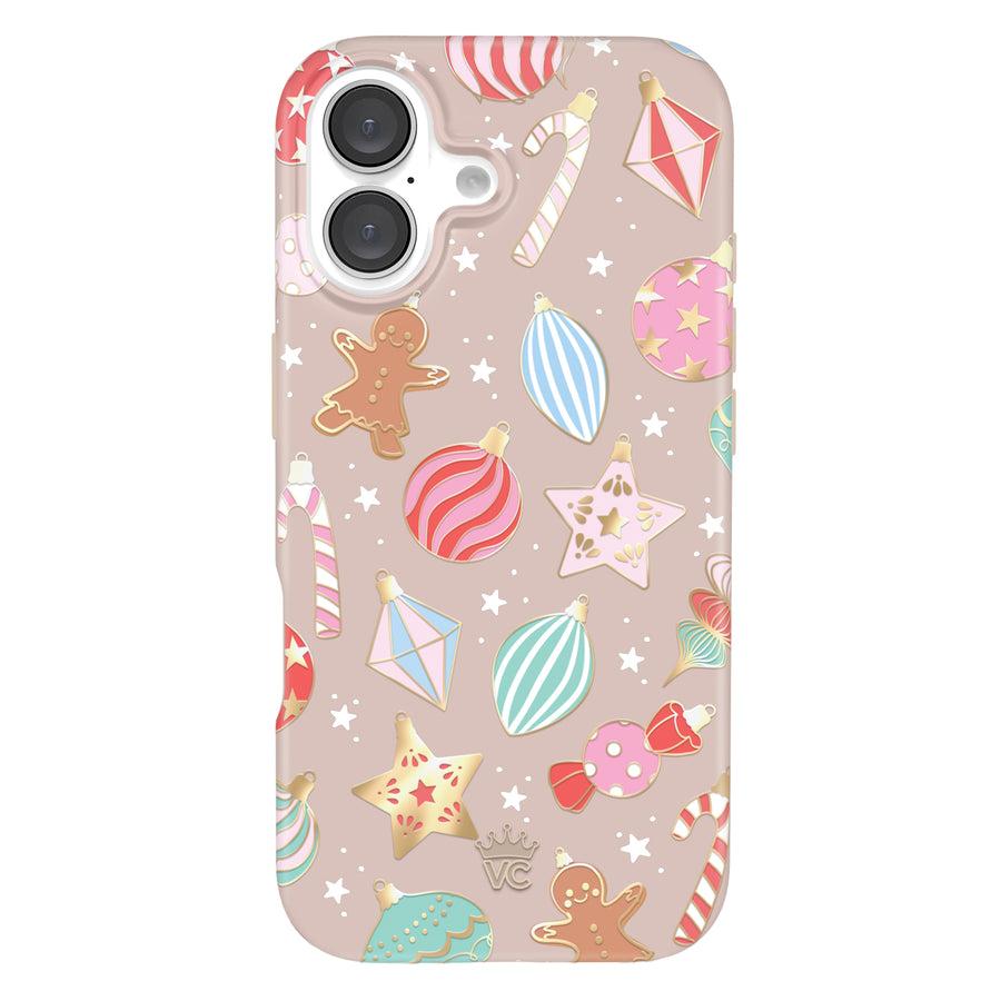 Winter Kiss Ornaments iPhone Case