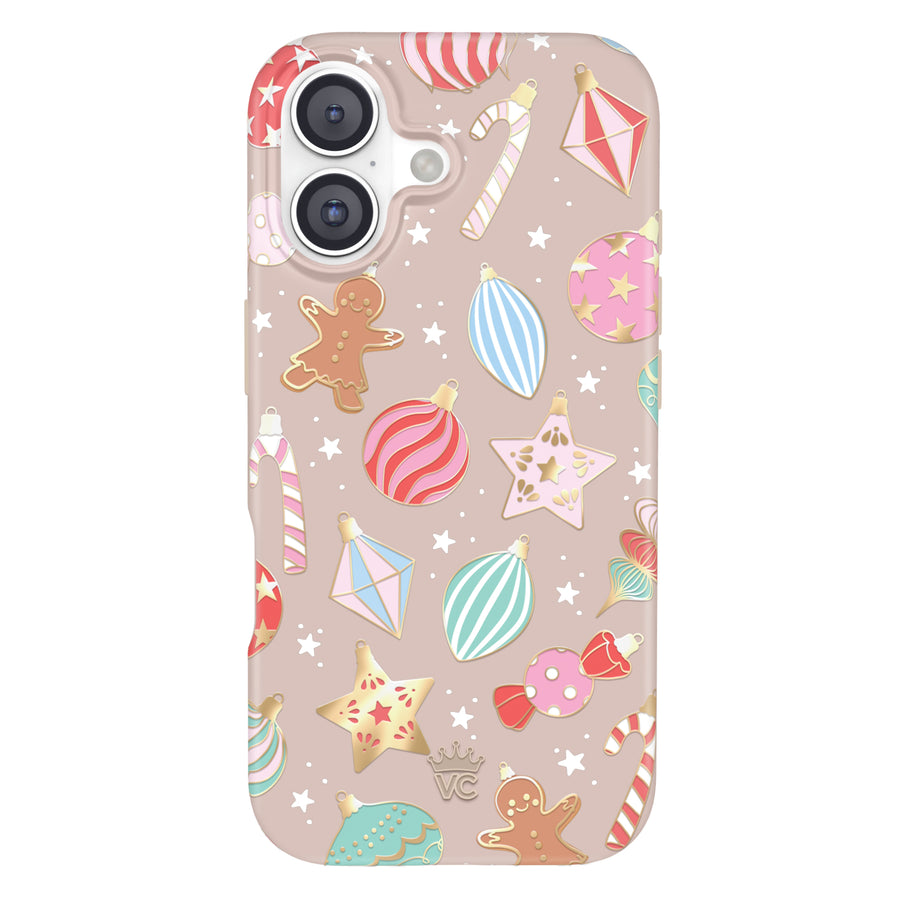 Winter Kiss Ornaments iPhone Case