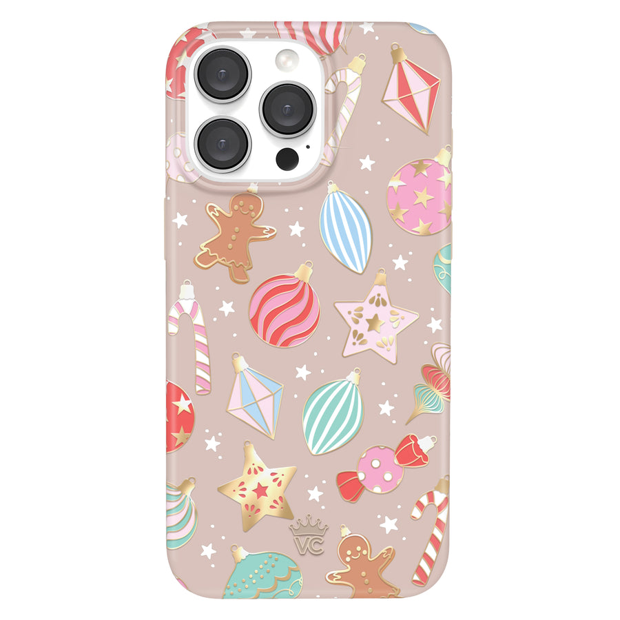 Winter Kiss Ornaments iPhone Case