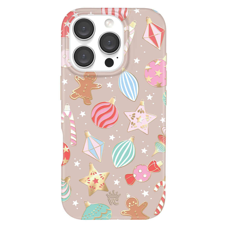 Winter Kiss Ornaments iPhone Case