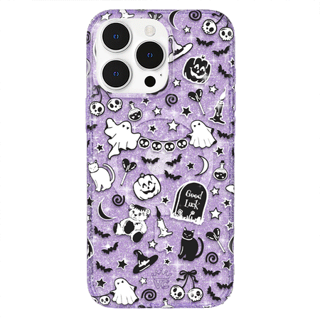 Witchy Lilac Glitter iPhone Case iPhone 15 Pro Witchy Lilac Glitter iPhone Case iPhone 15 Pro