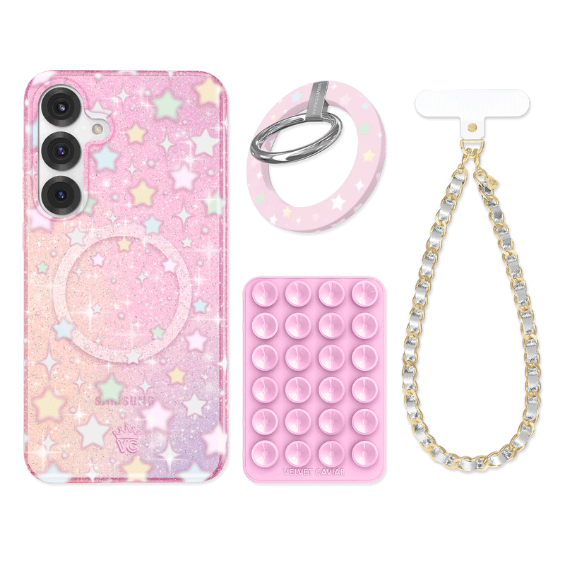 Falling Star Glitter Samsung Bundle Set