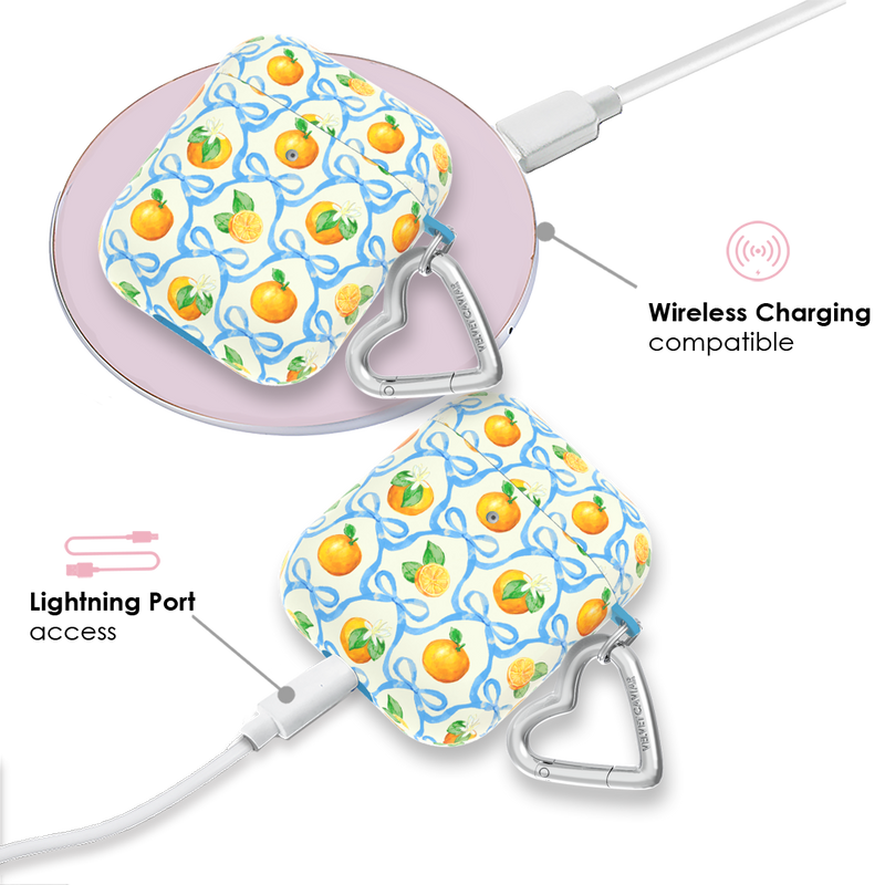 Orange Blossom AirPod Case