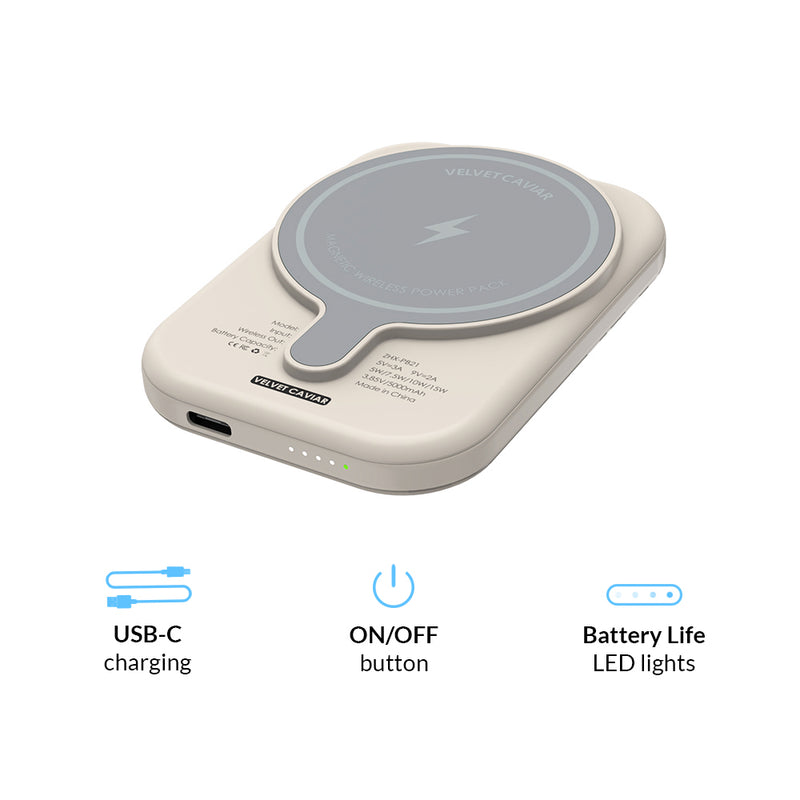 Stone Leopard MagSafe Battery Power Pack