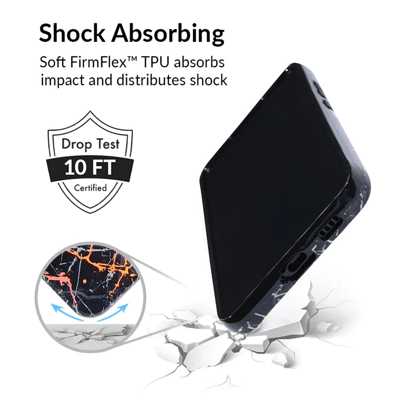 Holo Black Marble Samsung Galaxy Case - Thumbnail 5