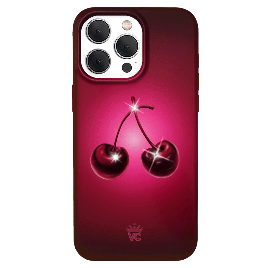 Black Cherry Crystal iPhone Case