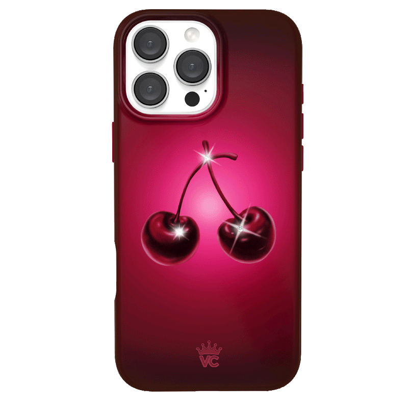 Black Cherry Crystal iPhone Case