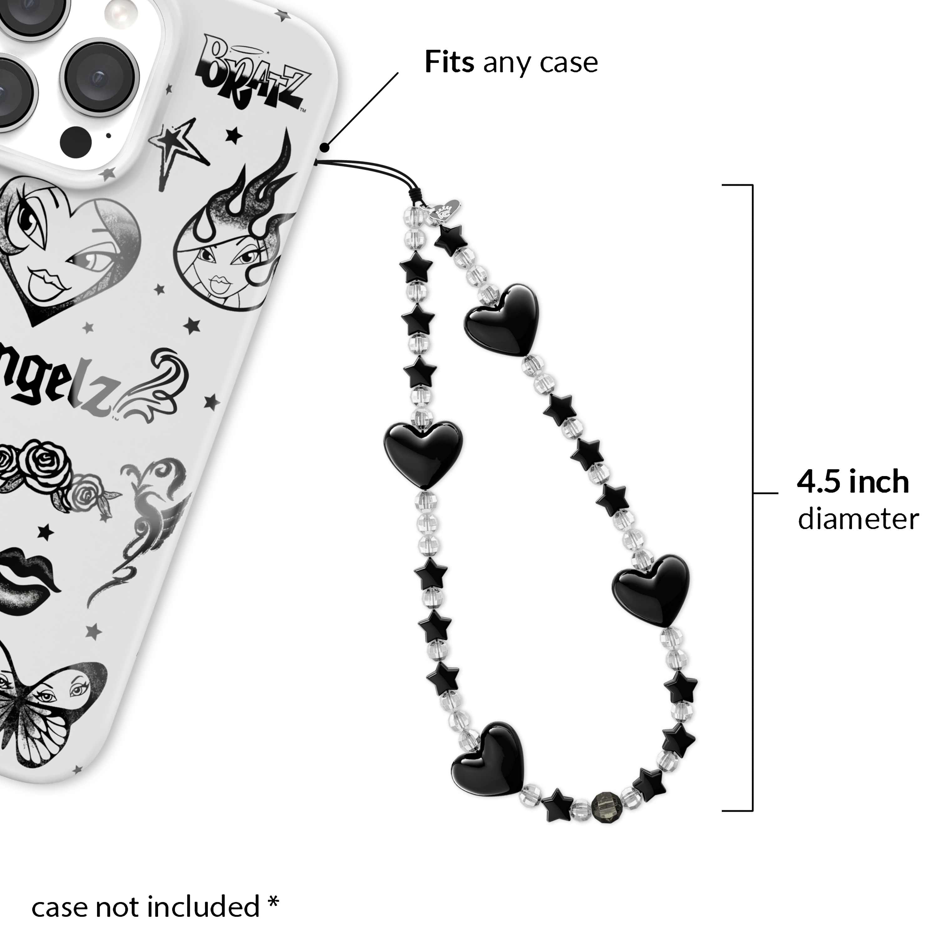 Gothic Star Phone Charm - Thumbnail 2