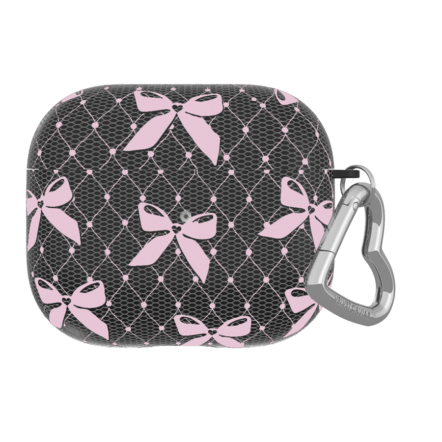 Lacy Pink Bows AirPod Case