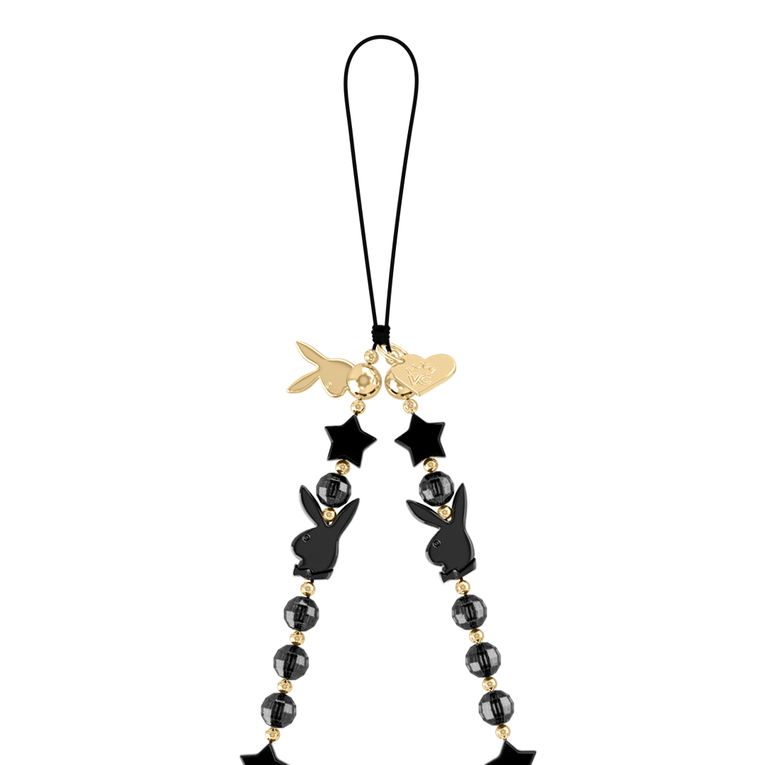 Playboy Black Bunny Phone Charm - Thumbnail 4