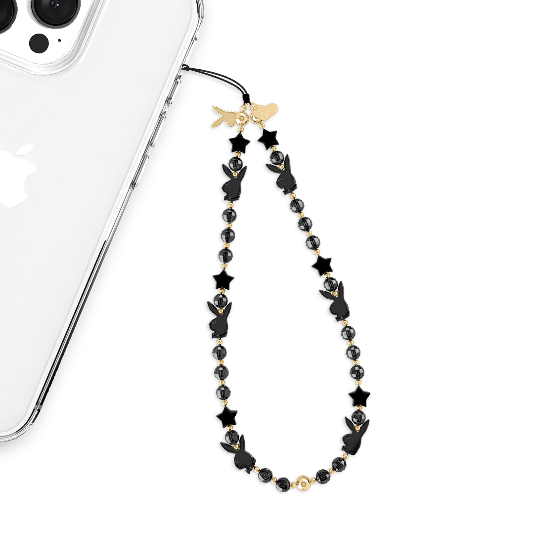 Playboy Black Bunny Phone Charm - Thumbnail 3