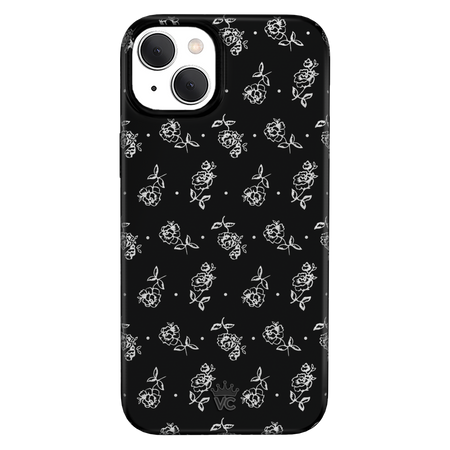 Preppy Phone Cases 14 Black And White Black Floral Iphone Case Vintage Roses IPhone Case Preppy Phone Cases 14 Black And White Black Floral Iphone Case Vintage Roses IPhone Case