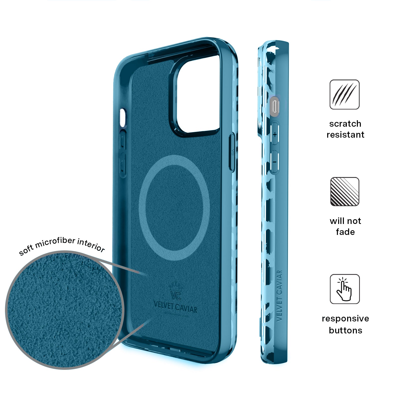  Velvet Caviar Compatible with Neon iPhone 14 Plus Case Blue  [8ft Drop Tested] Protective Clear Cases (Neon Blue) : Cell Phones &  Accessories