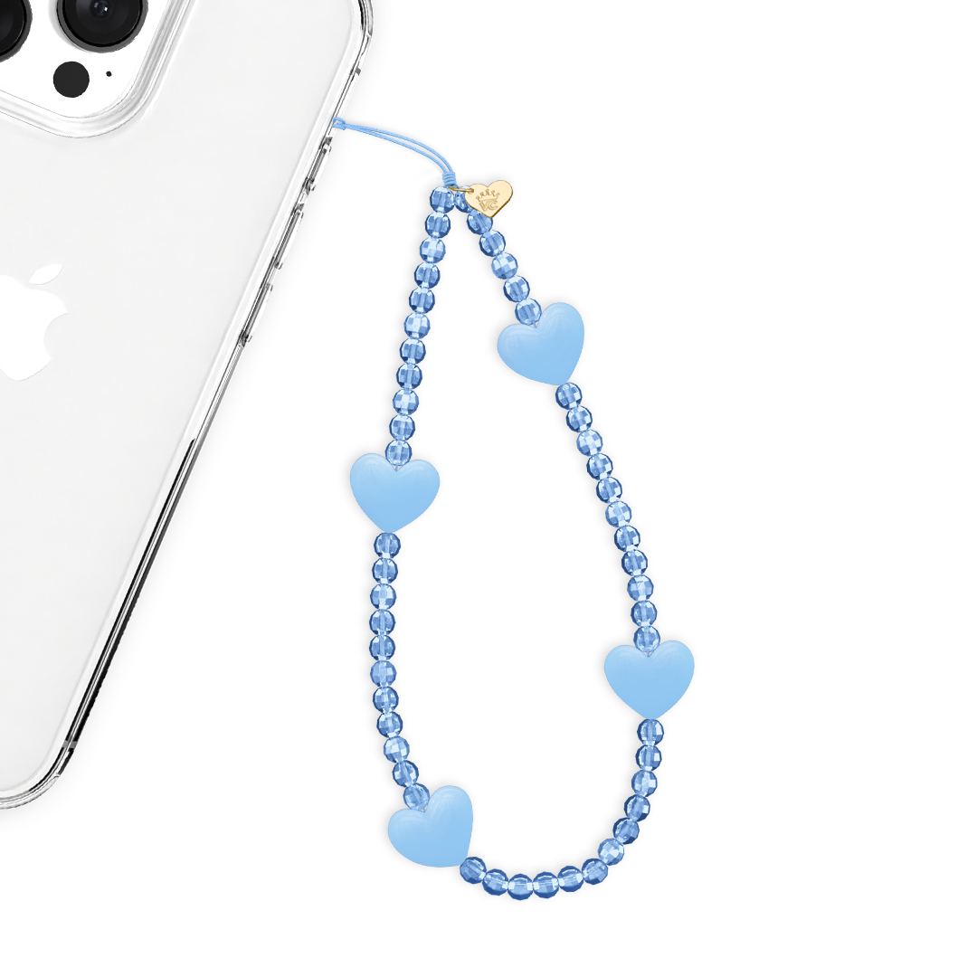 Blue Heart Phone Charm - Thumbnail 4