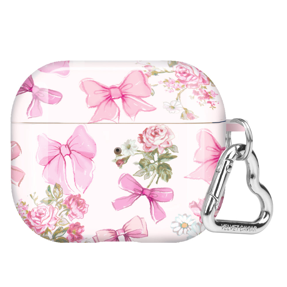 Posie Pink Bow AirPod Case – VelvetCaviar.com