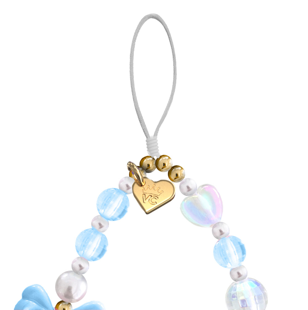 Blue Heart Phone Charm by Velvet Caviar