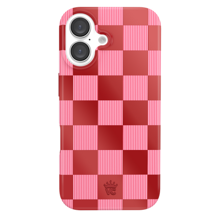 Rose Vibe Checkered iPhone Case