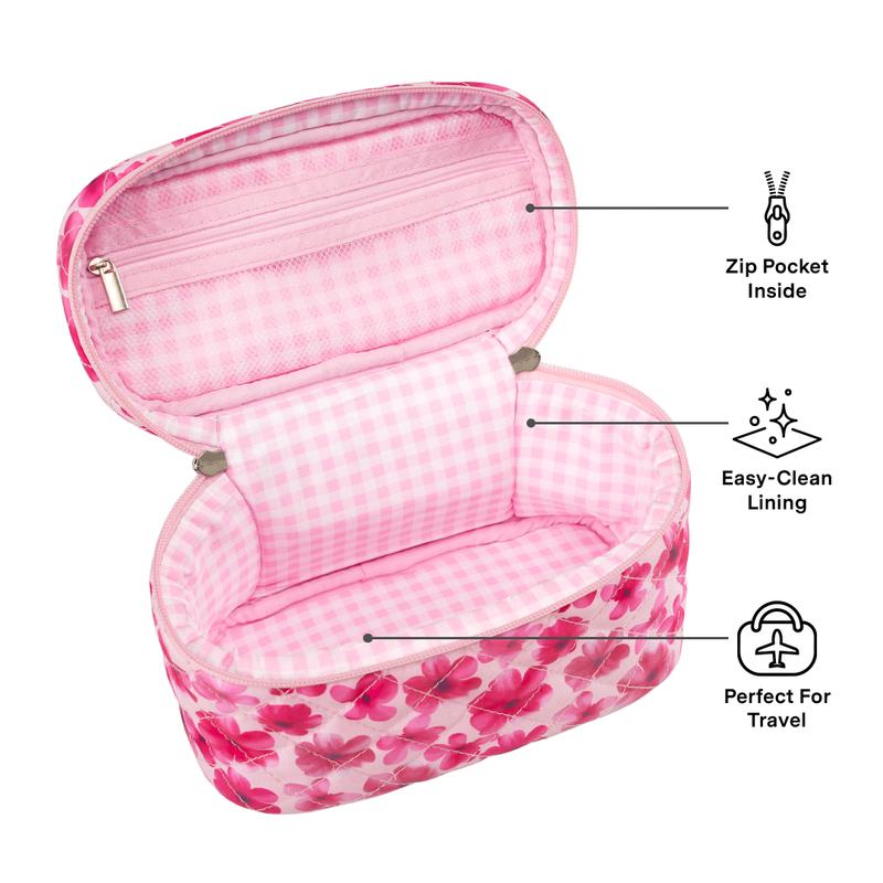 Pd bijou quilting vanity bag ピンク original/再入荷】Pd bijou quilting vanity bag | POMME d'amour
