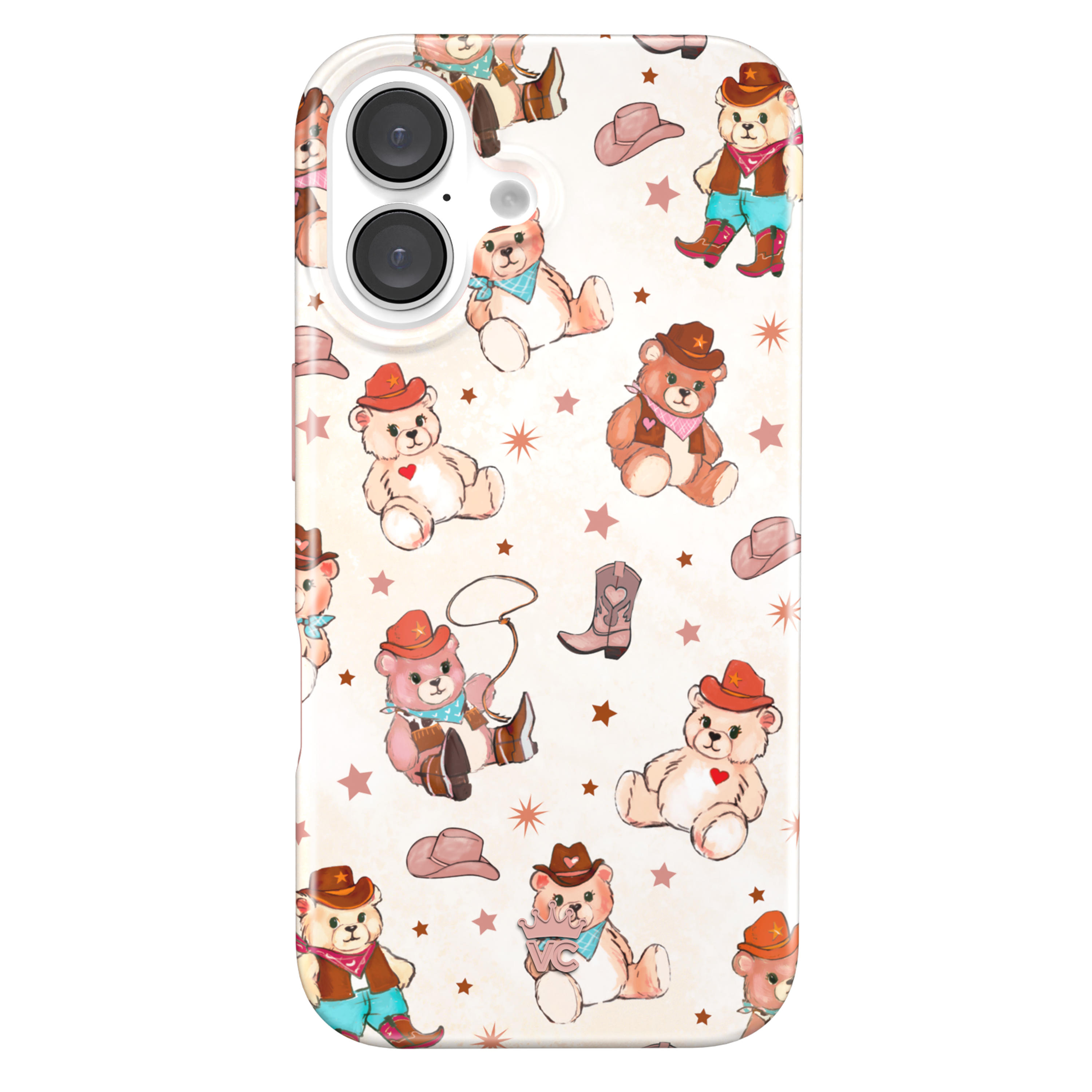 Cowboy Teddy iPhone Case - Thumbnail 3