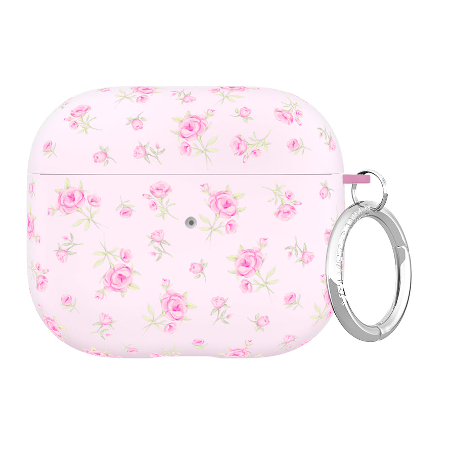 Dainty Pink Floral AirPod Case